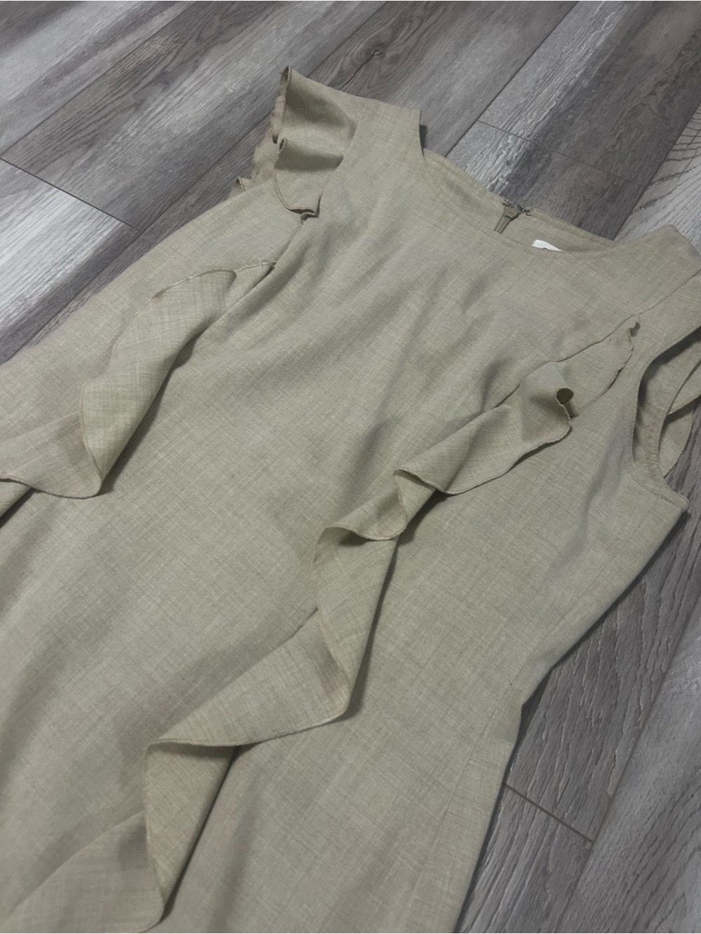 Calvin Klein Ruffle Shift Dress - Picture 5 of 7